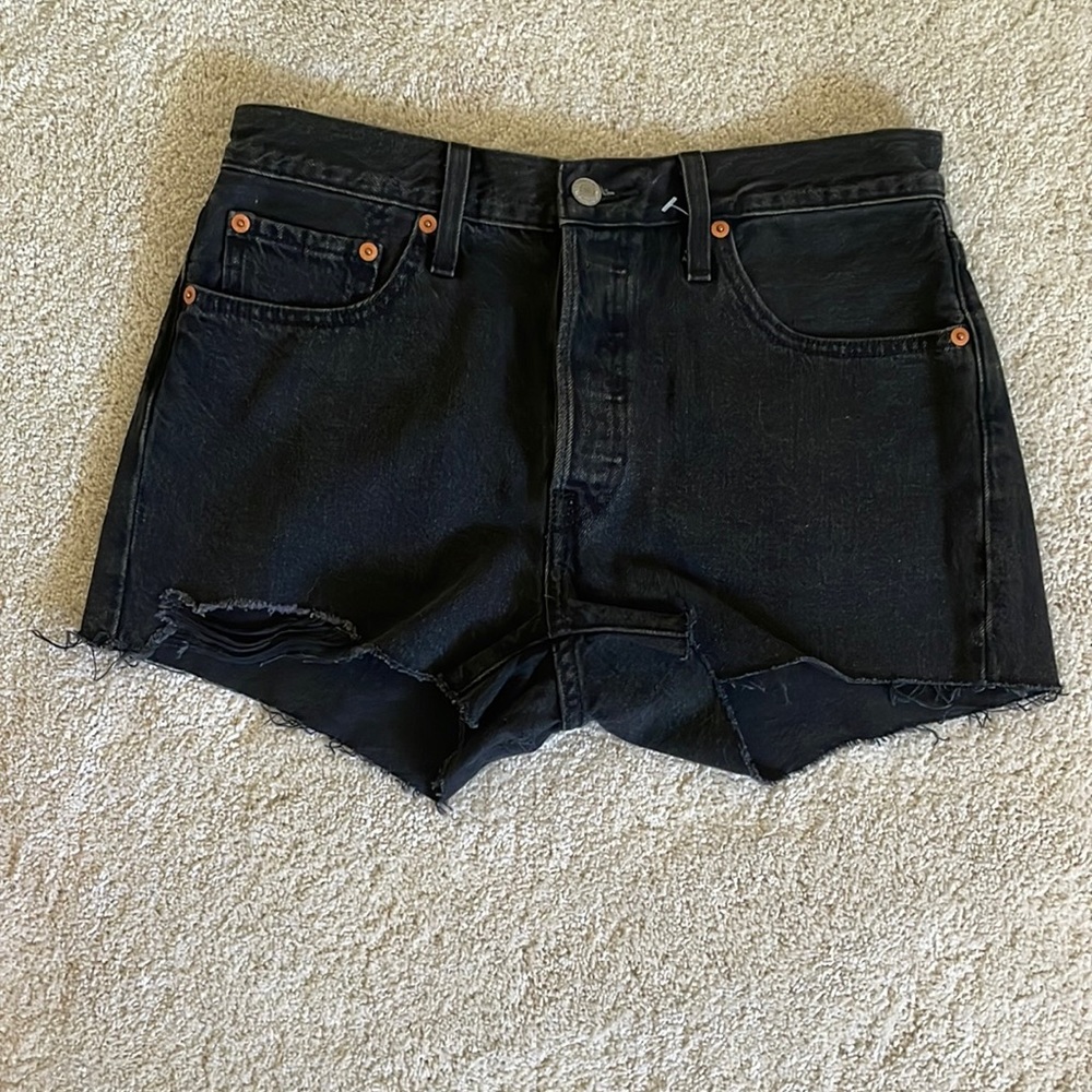 Levi’s 501 High Rise Button Up Shorts